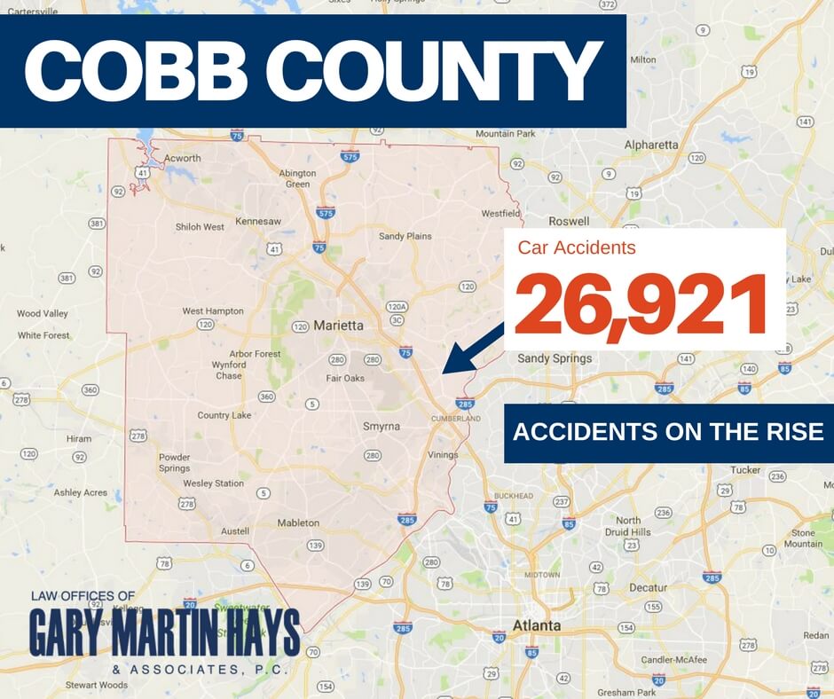 Cobb County Car Accidents On The Rise Law Offices of Gary Martin Hays