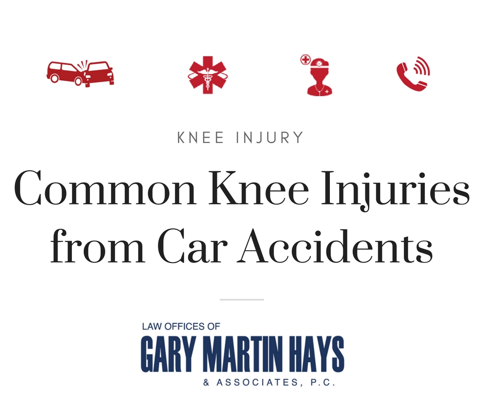 Common Knee Injuries from Car Accidents : Law Offices of Gary Martin