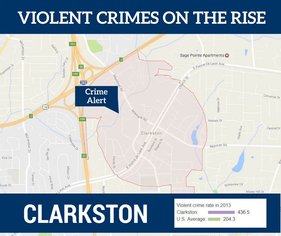 Violent Crimes On The Rise in Clarkston Gary Martin Hays & Associates
